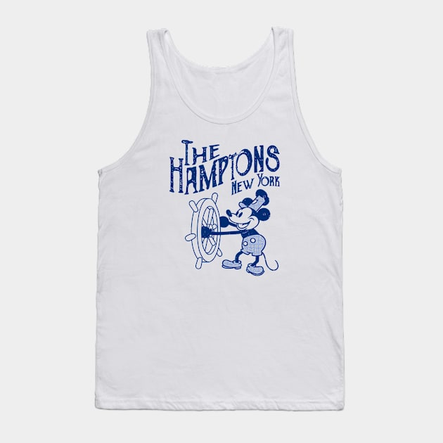 Steamboat Willie - The Hamptons Long Island Tank Top by ROBZILLANYC